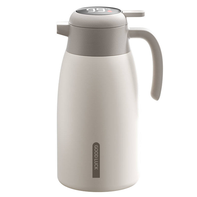 新品-优雅灰316不锈钢保温壶