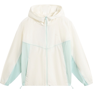 李宁防晒衣女春夏新款轻薄透气抗紫外线皮肤衣运动服外套