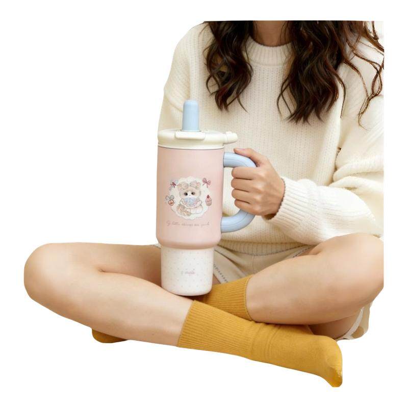 保温杯2025新款女生高颜值陶瓷覆层水杯大容量吸管杯便携冰霸杯子,餐饮具,保冷/保温杯,淘宝优惠券,粉丝福利购,淘宝优惠卷