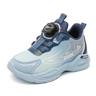 回力男童运动鞋2025新款春秋款皮面防水儿童鞋子中大童轻便跑步鞋