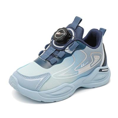 回力男童运动鞋2025新款春秋款皮面防水儿童鞋子中大童轻便跑步鞋