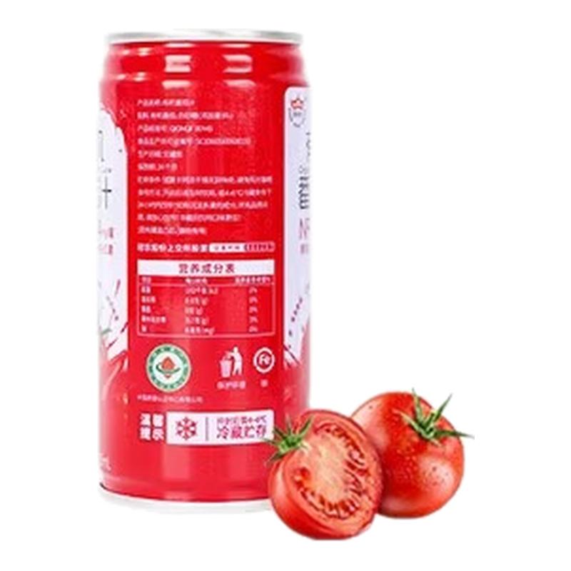 冠农新疆有机番茄汁100%NFC鲜果原榨205ml*12果蔬汁西红柿汁