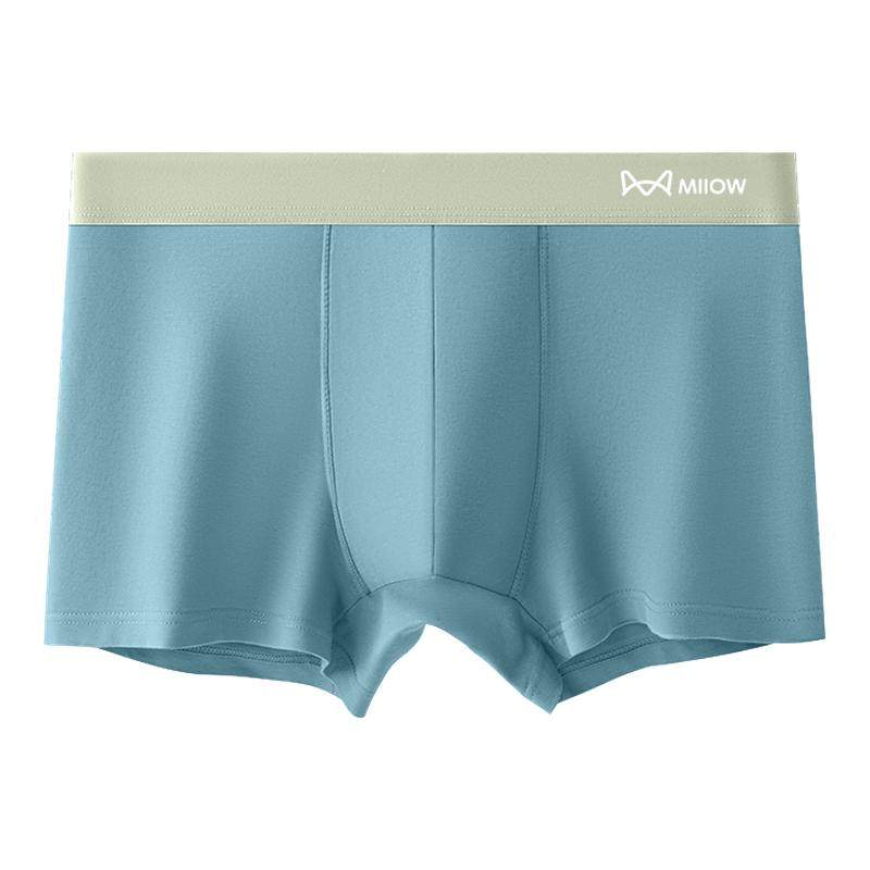 猫人青少年内裤男生纯棉全棉四角裤抗菌裆发育期初高中学生中大童,女士内衣/男士内衣/家居服,平角裤,淘宝优惠券,粉丝福利购,淘宝优惠卷