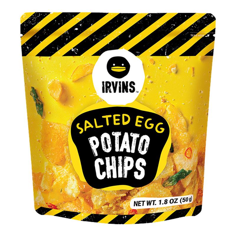 IRVINS咸蛋黄薯片50g 办公追剧休闲解馋小零食新加坡进口伴手礼