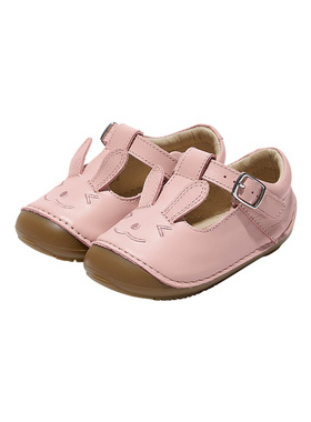 ExtraOne澳洲真皮小兔子皮鞋防滑软底童鞋女宝宝透气公主鞋#402