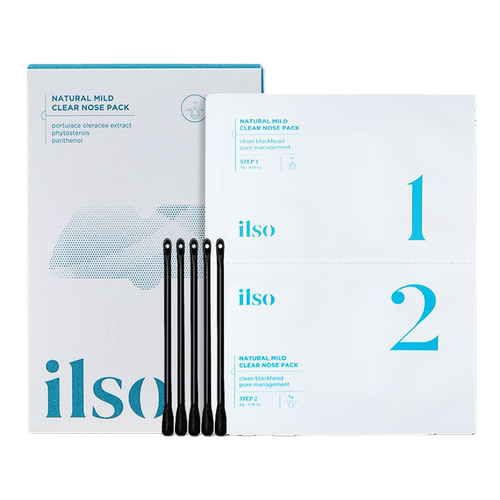 ilso黑头鼻贴导出温和收缩毛孔