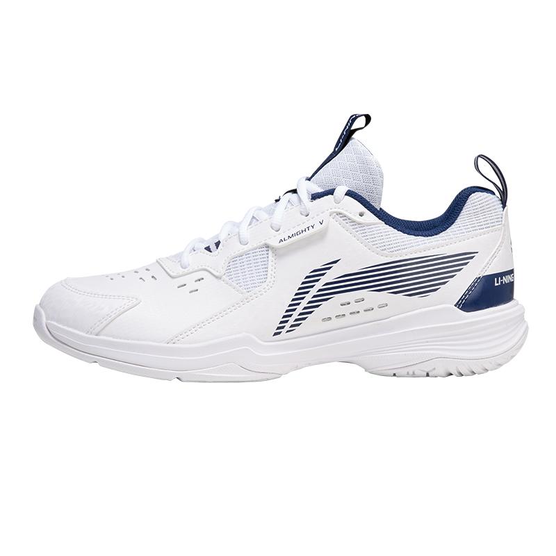 李宁羽毛球运动鞋全能王V男女款训练鞋宽楦透气防滑羽毛球鞋正品