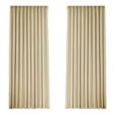 全遮光纯色成品窗帘奶茶色挂钩客厅卧室阳台飘窗出租房便宜防晒布