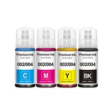 适用epson爱普生002墨水004打印机黑色彩色补充液 L3251 L3153 L3251 L3153 L3218 1118 L3156 3118 L3119