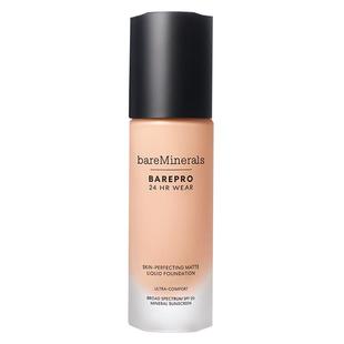 贝茗粉底液矿物粉底遮瑕持妆油痘肌养肤粉底官方bareMinerals