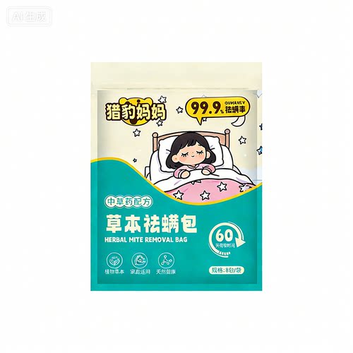 猎豹妈妈草本祛螨包专用防螨虫家用宿舍植物草本除螨衣柜