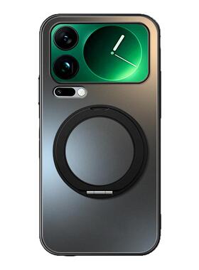 适用小米17promax手机壳小米15spro/13/12/11/10/14Ultra磁吸支架civi5pro/4/3/2哑光12x新款简约硅胶软磨砂