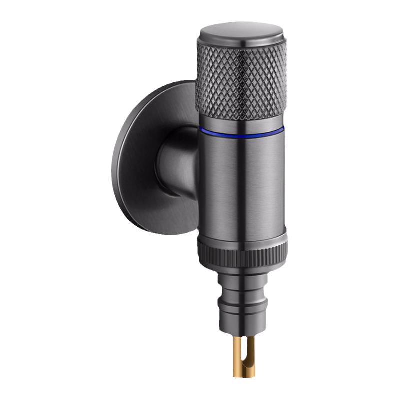 洗衣机水龙头自动止水阀迷你卡扣式水嘴接头滚筒自动角阀4分通用