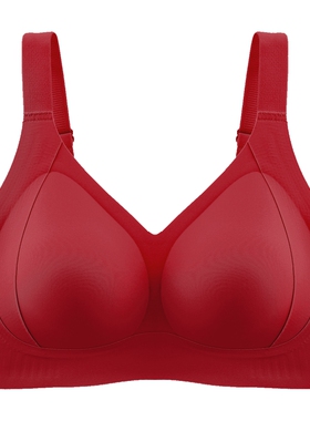 润微提拉大胸显小内衣女大码聚拢无痕收副乳无钢圈文胸罩2026爆款