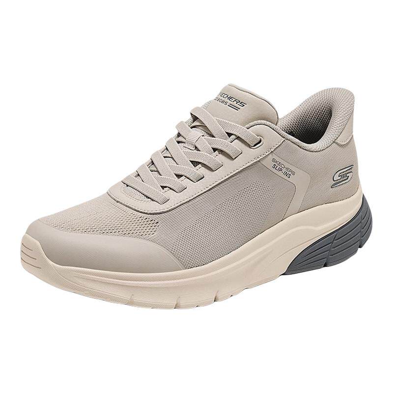 斯凯奇闪穿鞋2026年春夏季款跑步鞋男款一脚蹬运动休闲透气健步鞋