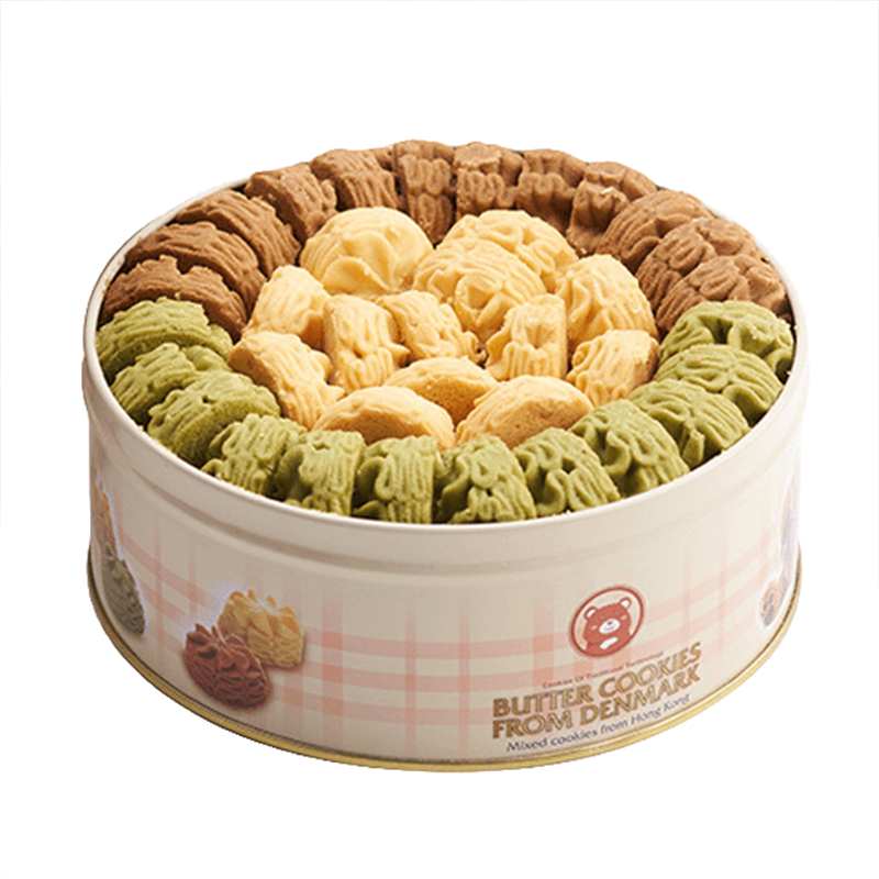 香港小熊曲奇饼干年货礼盒网红手工特产手信港式小吃零食春节送礼