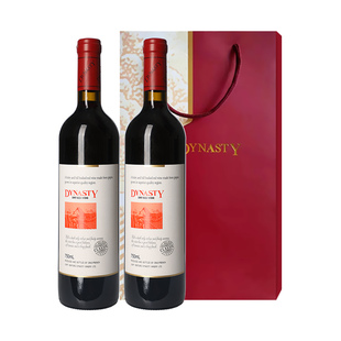 新疆天山北麓赤霞珠官方正品 Dynasty王朝经典 干红葡萄酒750mL瓶装