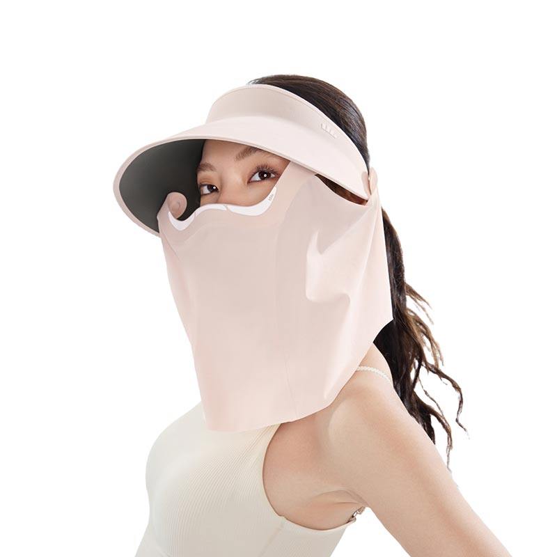 蕉下四季磁吸面罩防护帽防晒女款帽子秋冬防紫外线遮阳可拆空顶帽
