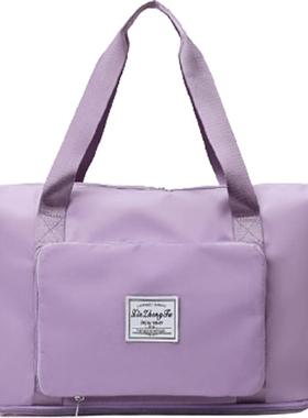 旅行包短途手提折叠行李待产收纳袋女大容量轻便拉杆健身运动出差