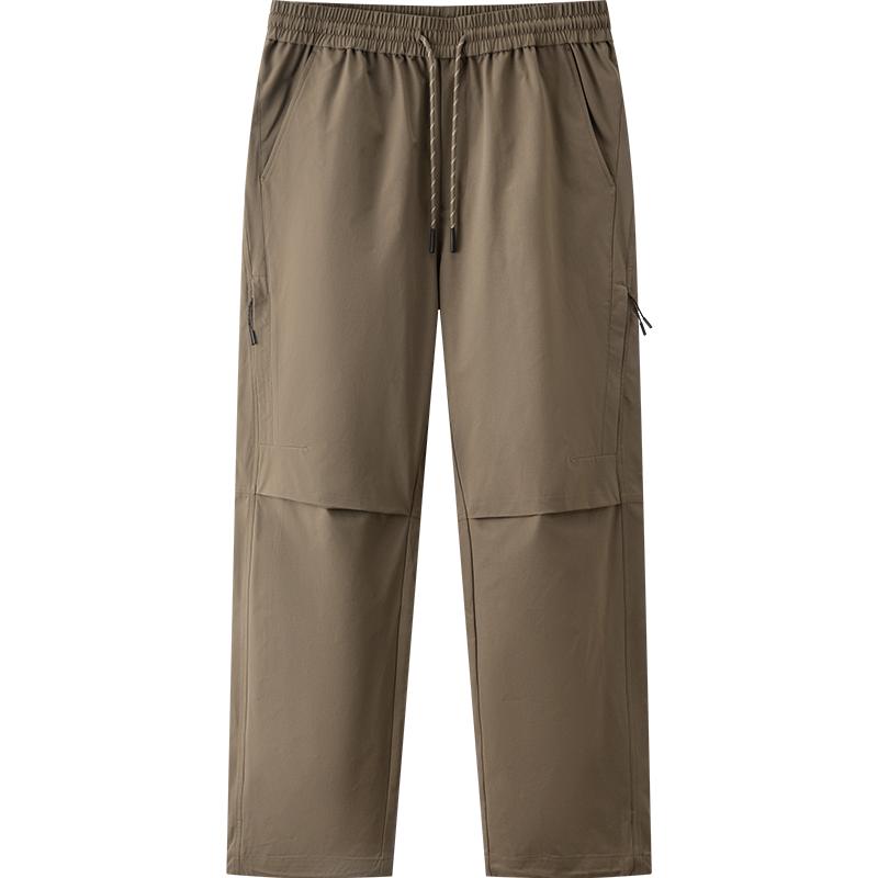 [商场同款]森马休闲裤男户外机能工装裤2025秋季新款宽松直筒裤子