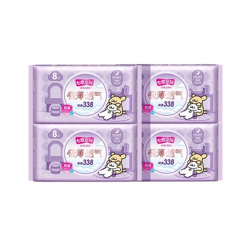 七度空间极薄透气系列姨妈巾夜用