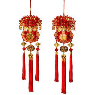 2026新款马年挂饰新年过年钱袋福字大门挂件春节氛围布置装饰用品