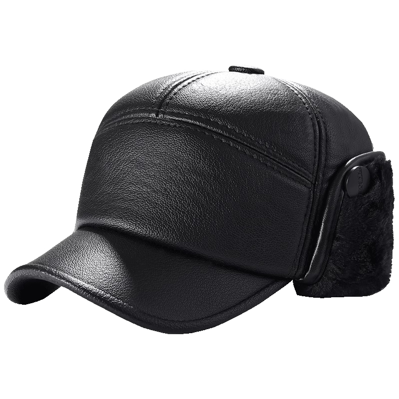 帽子男士冬季老人帽送爷爷爸爸