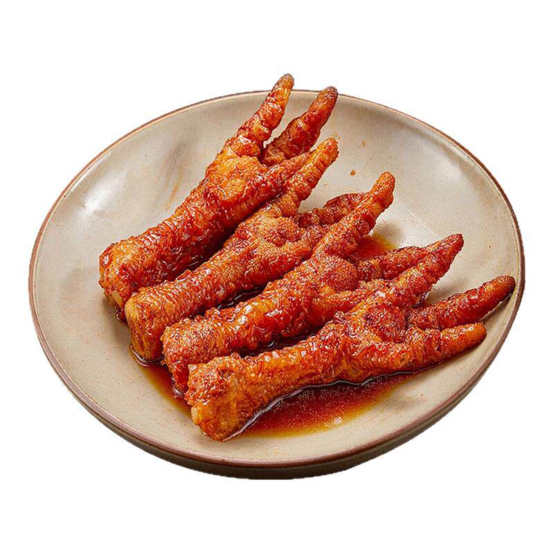 商用批发唯佰虎皮耙凤爪冷冻油炸半成品香辣卤味火锅冒菜鸡脚鸡爪