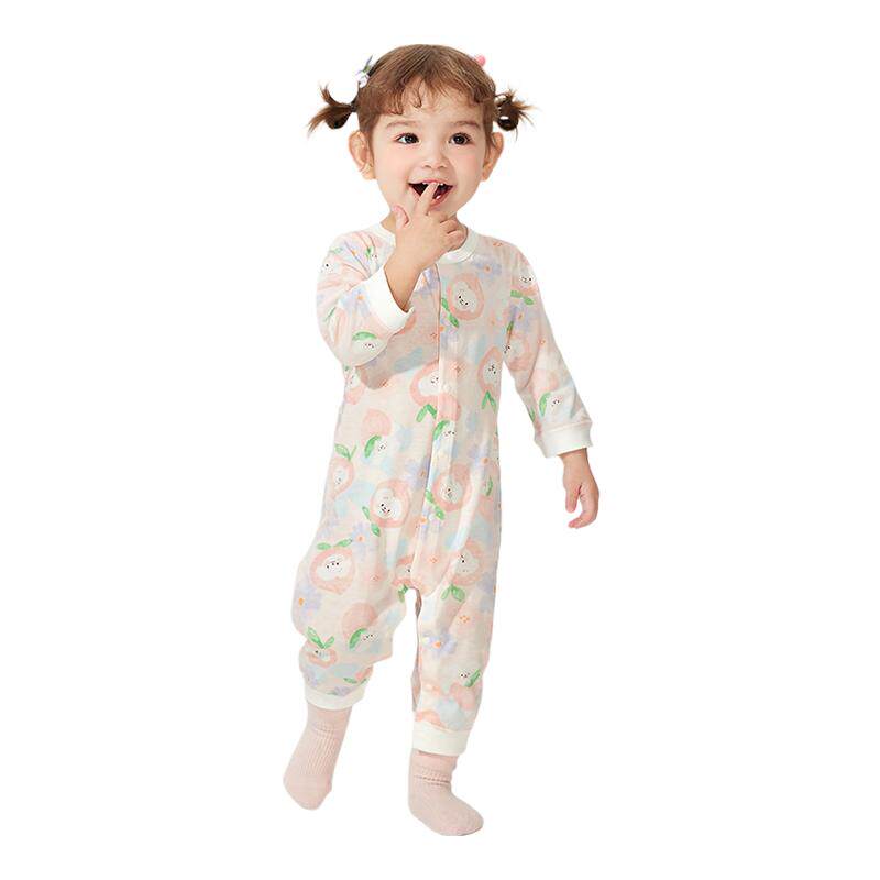 巴拉巴拉宝宝连体衣婴儿衣服春秋季装新款新生儿哈衣纯棉睡衣夏薄