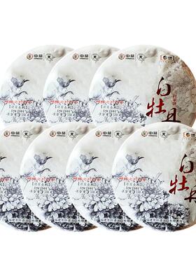 中茶白茶 福建高山老树白茶清露系列白牡丹白茶饼整提 中粮茶叶
