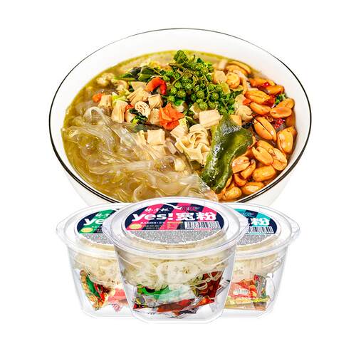 杨掌柜yes宽粉桶装酸辣粉速食