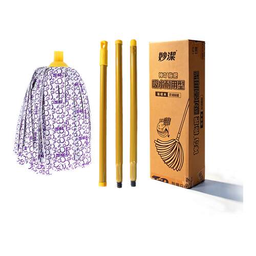 妙洁神奇魔吸拖把家用老款水拖把拖地布拖拖把头布质拖把条状家用