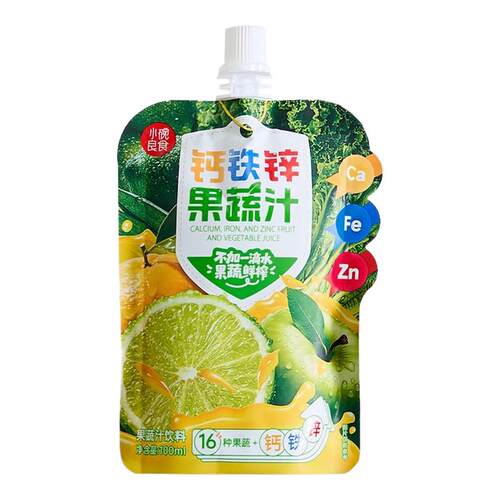 小碗良食钙铁锌果蔬汁16种果蔬