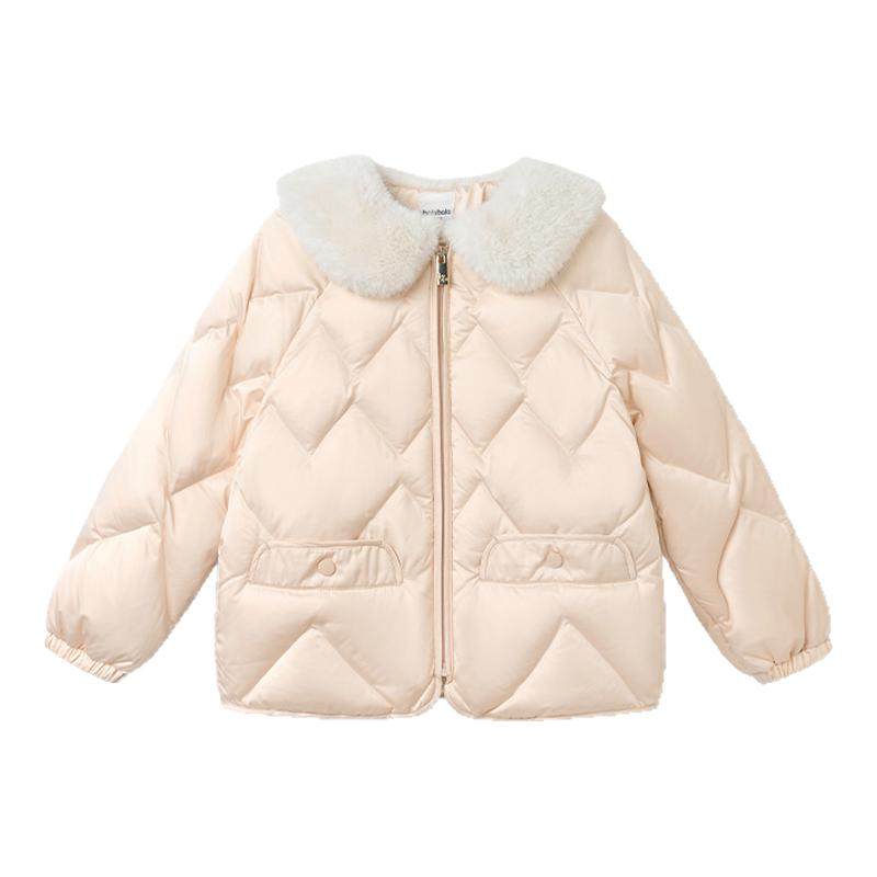 巴拉巴拉女童羽绒服中大童小香风外套儿童短款上衣冬装新款童装潮,淘宝优惠券,粉丝福利购,淘宝优惠卷