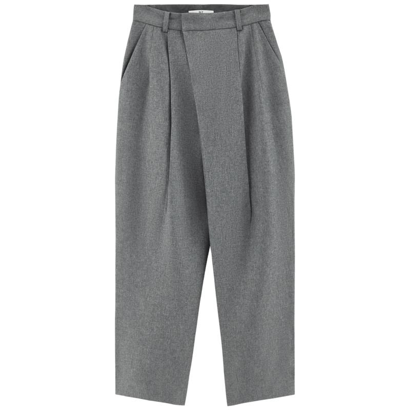 sly锥型通勤简约宽松西装休闲裤