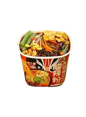 班干部酸辣粉方便速食贡菜豆芽重庆酸辣粉纯红薯粉桶装免煮冲泡