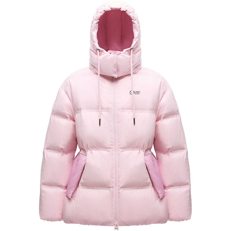 【设计师联名】LINC金羽杰女士羽绒服冬季新款泡芙感短款羽绒服女