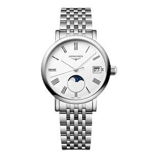 新款 月相石英机芯女表L4.330.4.11.6 longines浪琴博雅系列时尚