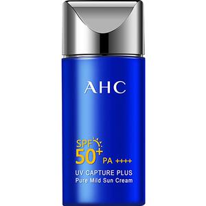 AHC小蓝瓶防晒霜2.0升级防水防汗SPF50+水感清透舒缓敏感肌可用