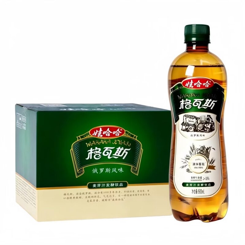 娃哈哈格瓦斯600ml*15瓶整箱