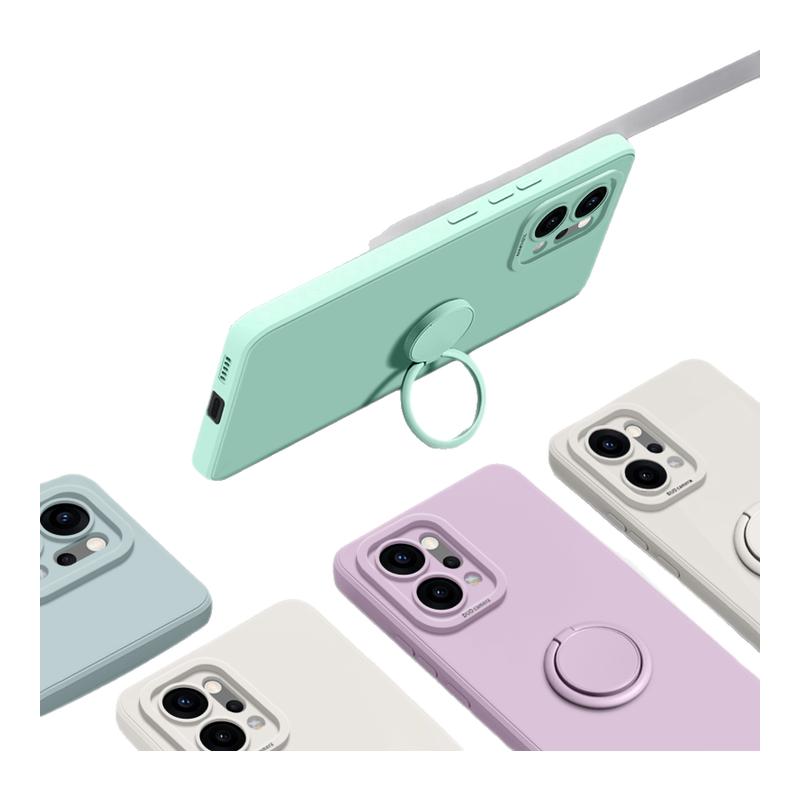指环支架适用OPPOreno14pro手机壳新款reno13保护套高级感全包防摔液态硅胶Reno12/11/10pro+/9/8简约软男女