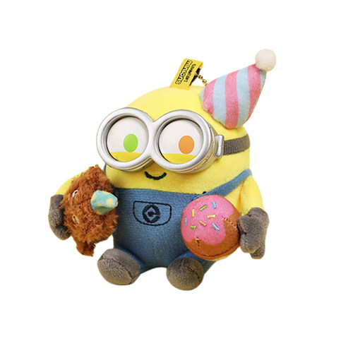 环球正版小黄人BOB+TIM系列萌趣日常毛绒挂件盲盒手办公仔礼物