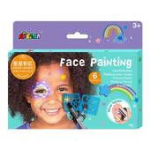艾维尼儿童面部彩绘脸部专用颜料套装 儿童化妆品安全无毒水溶脸彩