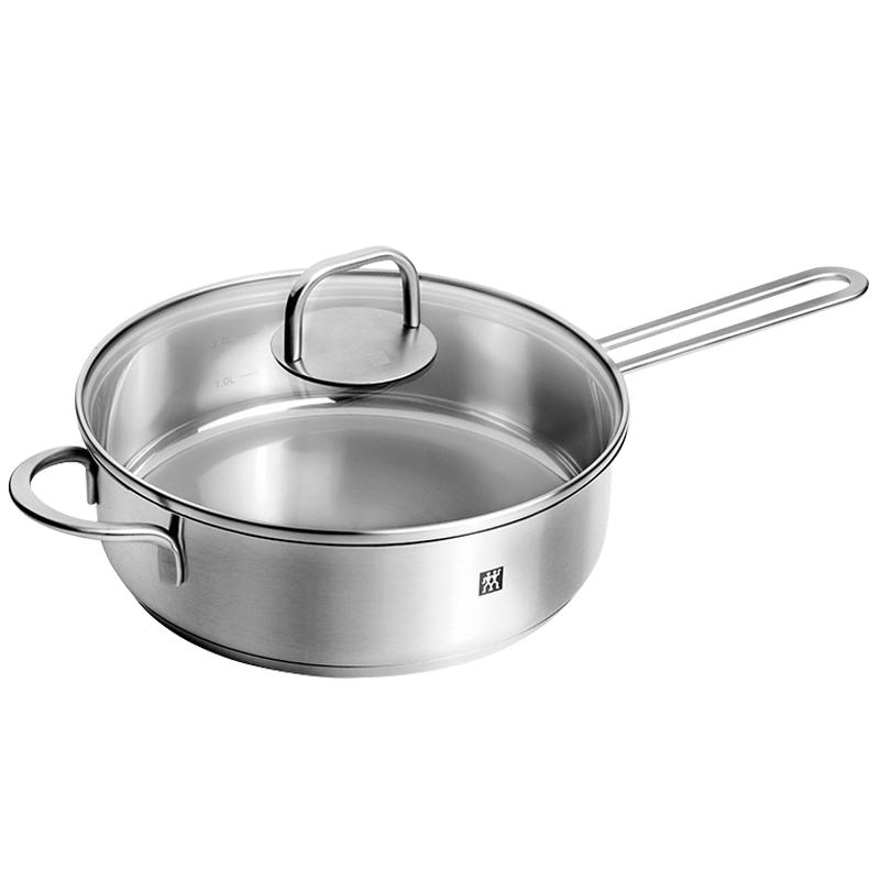 双立人煎锅不锈钢锅具家用