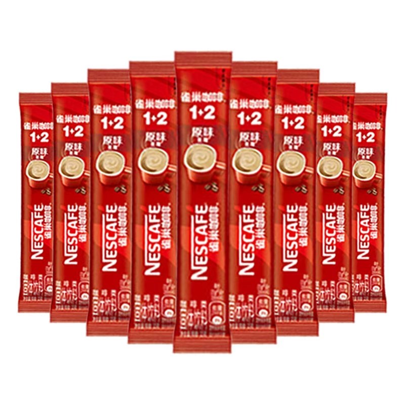 雀巢咖啡三合一速溶拿铁原味特浓奶香咖啡粉50条散装防困提神