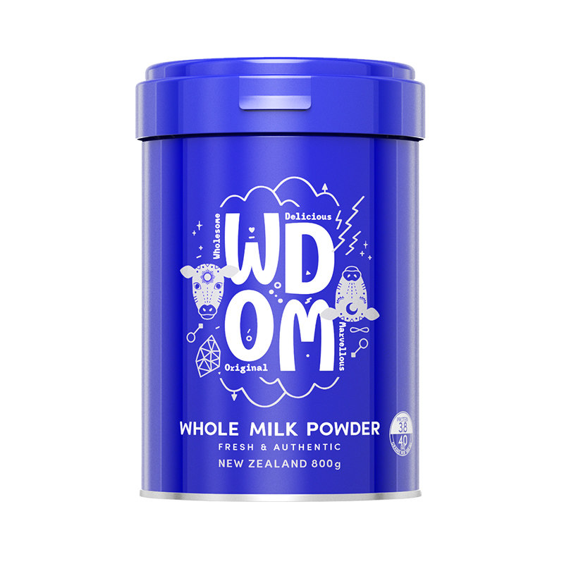 WDOM渥康纯牛奶粉全脂牛乳粉中老年脱脂高钙速溶新西兰进口旗舰店