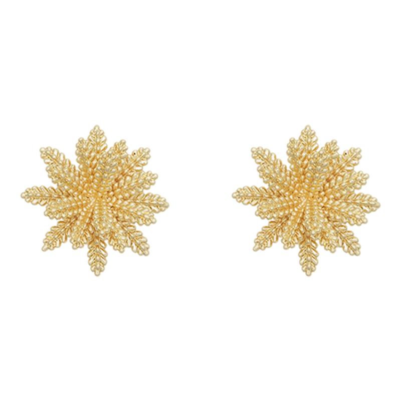 金色软垫耳夹无耳洞女