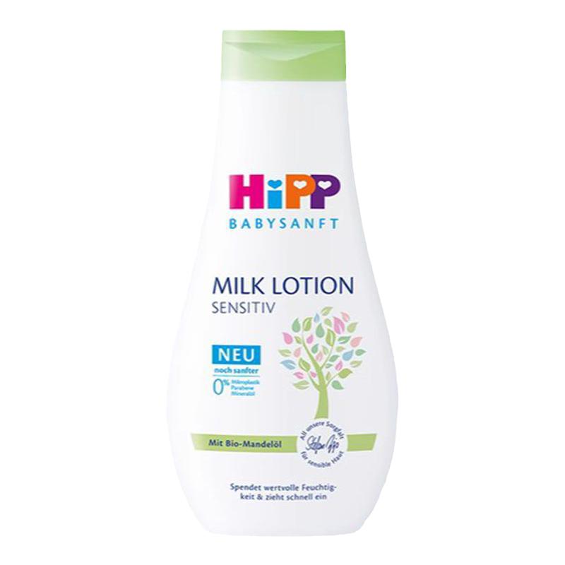 HiPP喜宝柔护瑞士低敏植萃有机杏仁油精华儿童保湿霜身体乳350ml