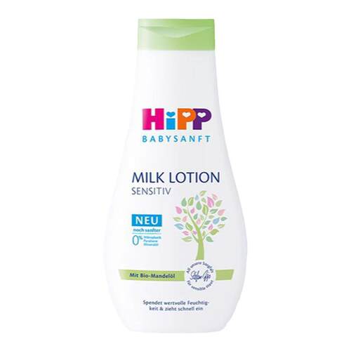 HiPP喜宝柔护瑞士低敏植萃有机杏仁油精华儿童保湿霜身体乳350ml