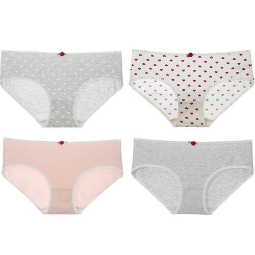 歌瑞尔透气柔软亲肤中腰三角内裤